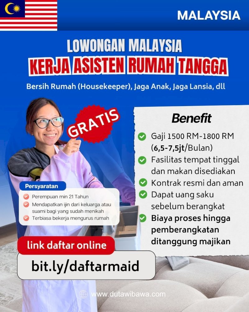 Asisten Rumah Tangga Malaysia (GRATIS)