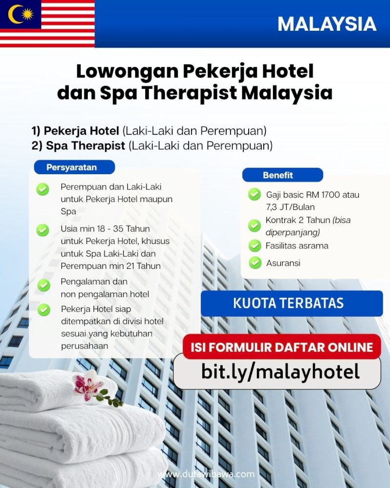 Perhotelan dan Spa Malaysia (Laki-Laki dan Perempuan)